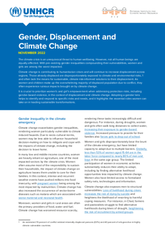 dissertation on gender and climate change